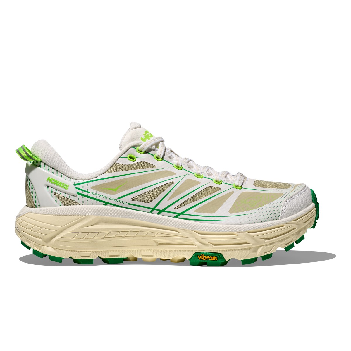 【30%OFF】HOKA U MAFATE SPEED 2 (WHITE / FRESH CUT GRASS) (ホカ U マファテスピード 2) (白いこと)【メンズ レディース】【スニーカー トレイルランニングシューズ 置き目とり捨てる】【25FW】