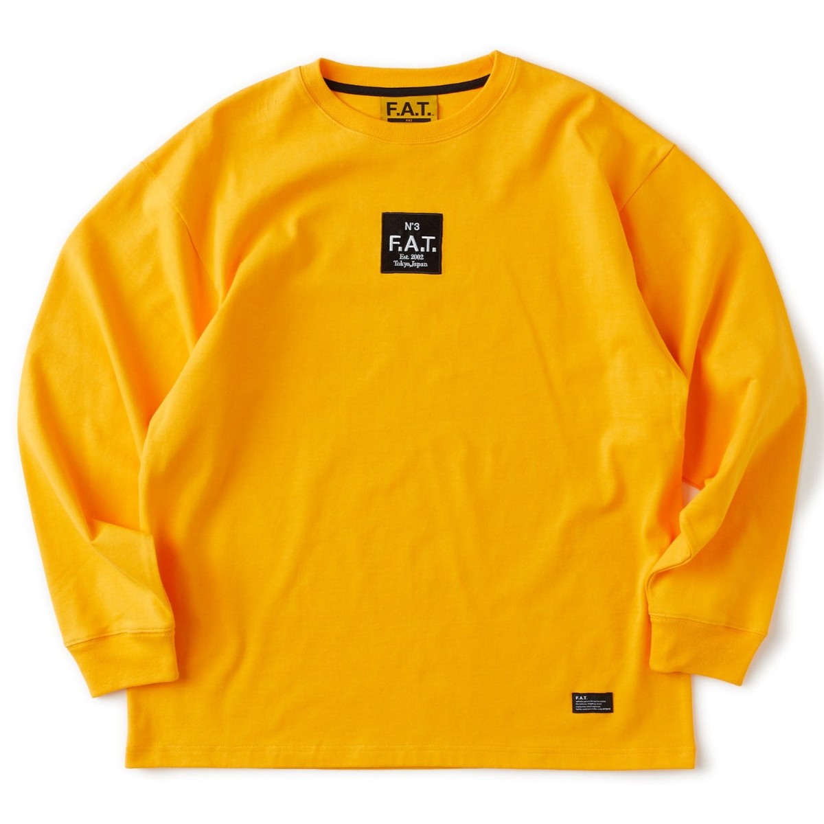 FAT EMBOX L (YELLOW) (エフエイティー EMBOX L)【メンズ レディース】【ロングスリーブ ヘビーウェイト 厚手 天竺素材 イエロー】【26SS】 7,315円