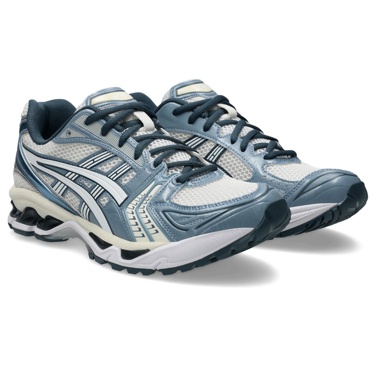 ASICS GEL-KAYANO 14 (Cream/Raw Indigo) (アシックス ゲル-カヤノ 14)【メンズ レディース】【衝撃緩衝性 ライフスタイル メッシュ素材 ベージュ】【26SS】
