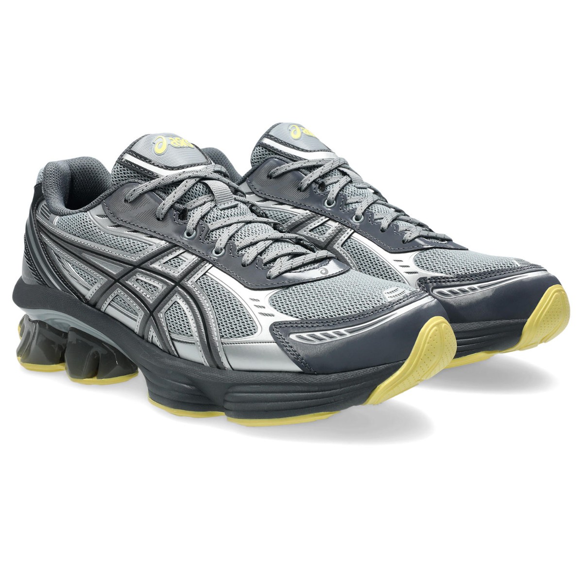 ASICS GEL-KINETIC FLUENT (Gravel/Carbon) (アシックス 先だつもの キネティック フルーエント)【メンズ レディース】【スニーカー 駈けっくらシューズ 町若い者 座蒲団性 薄墨色】【26SS】