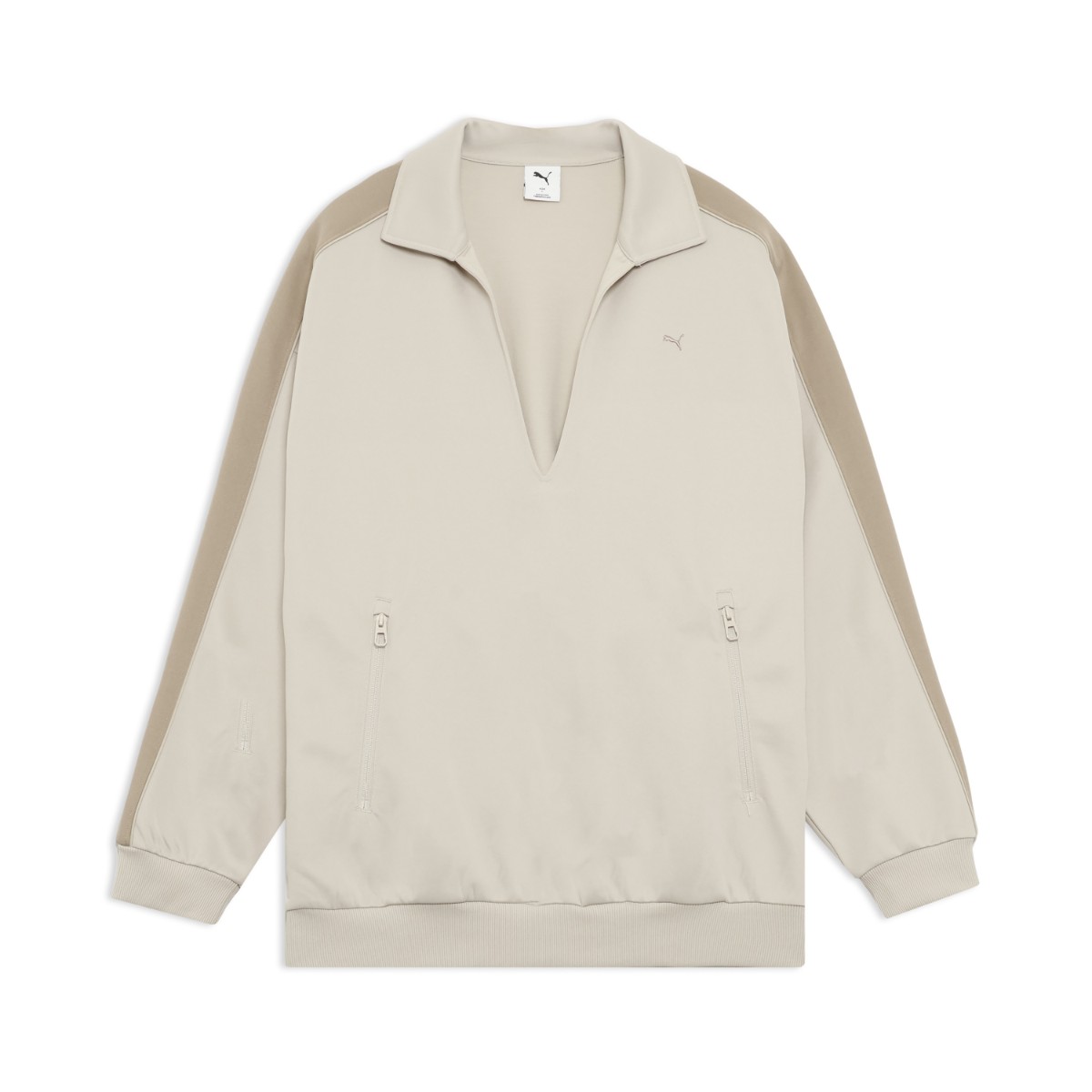 PUMA T7 SKIPPER JERSEY (DESERT DUST) (プーマ T7 スキッパージャージー)【メンズ レディース】【快適 ジップポケット ベージュ】【26SS】