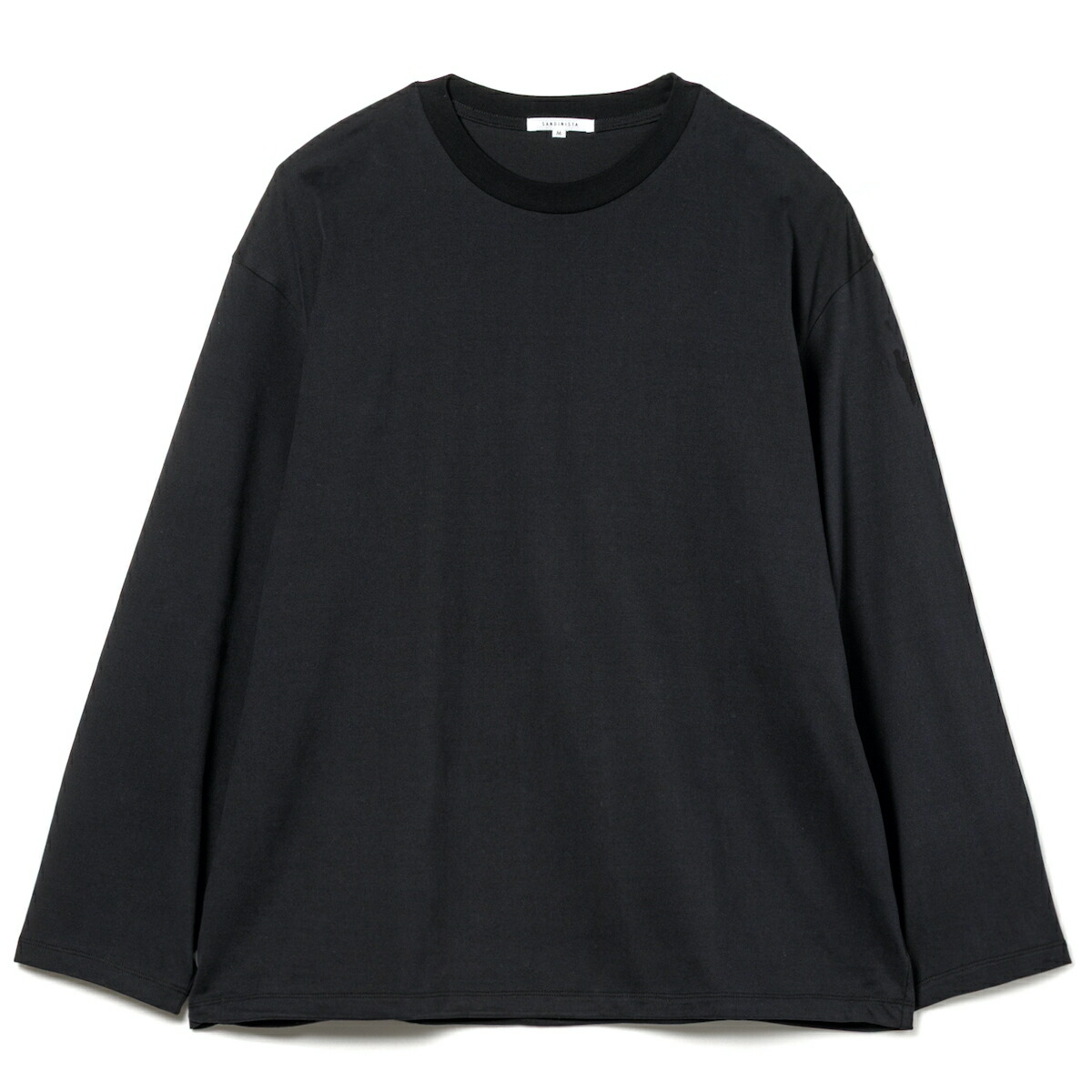 Sandinista Gentle L-S Tee (BLACK) (サンディニスタ ジェントル ロングスリーブ ティー)【メンズ レディース】【長袖 カットソー 伸縮性 ブラック】【26SS】