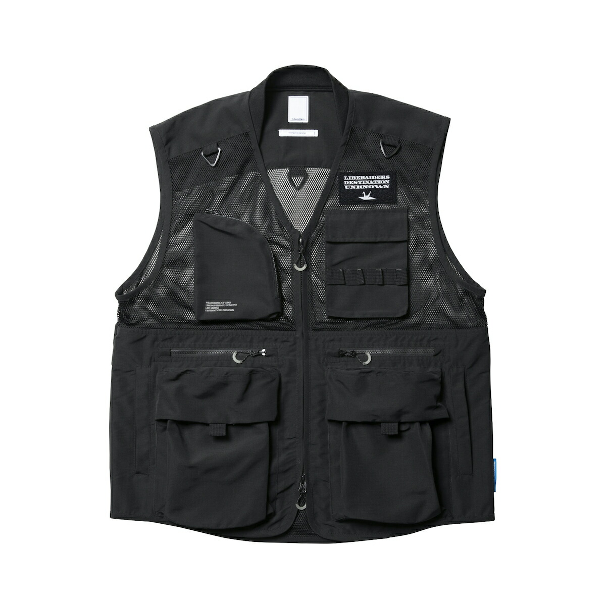 Liberaiders MESH VEST (BLACK) (リベレイダース メッシュベスト)【メンズ レディース】【メッシュベスト ユーティリティベスト フィッシングベスト 多ポケットベスト ブラック】【26SS】