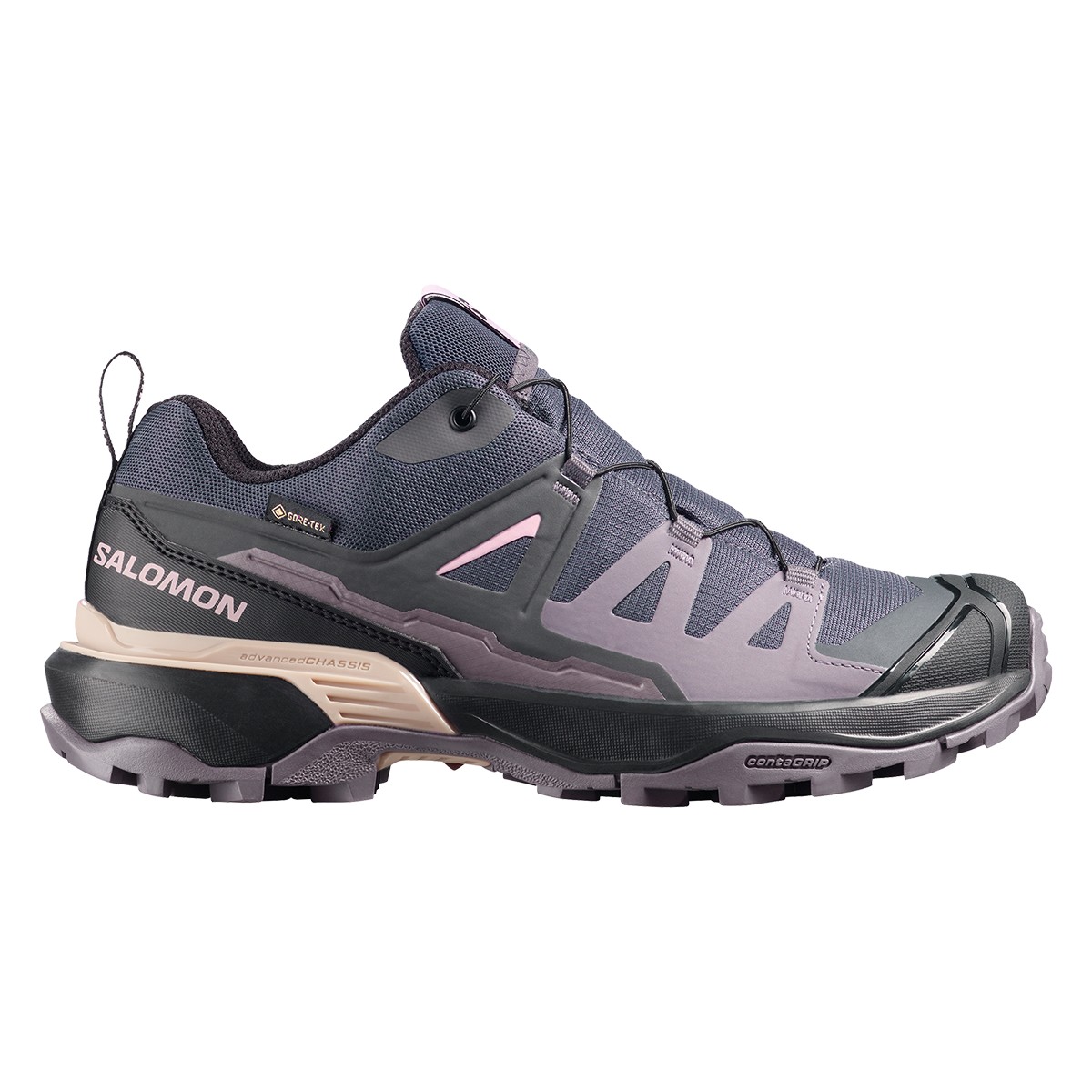 SALOMON X ULTRA 360 GORE-TEX (Nine Iron / Excalibur / Shadow Gray) (サロモン エックス ウルトラ スリーシックスティ ゴアテックス)【レディース】【ハイキングシューズ パープル】【26SS】|Kinetics
