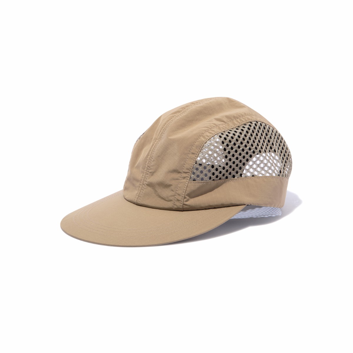 Diaspora skateboards Side Mesh Long Bill Cap (Sand) (ディアスポラ スケートボード サイドメッシュ ロングビル キャップ)【メンズ レディース】【キャップ メッシュ 通気性 ベージュ】【26SS】