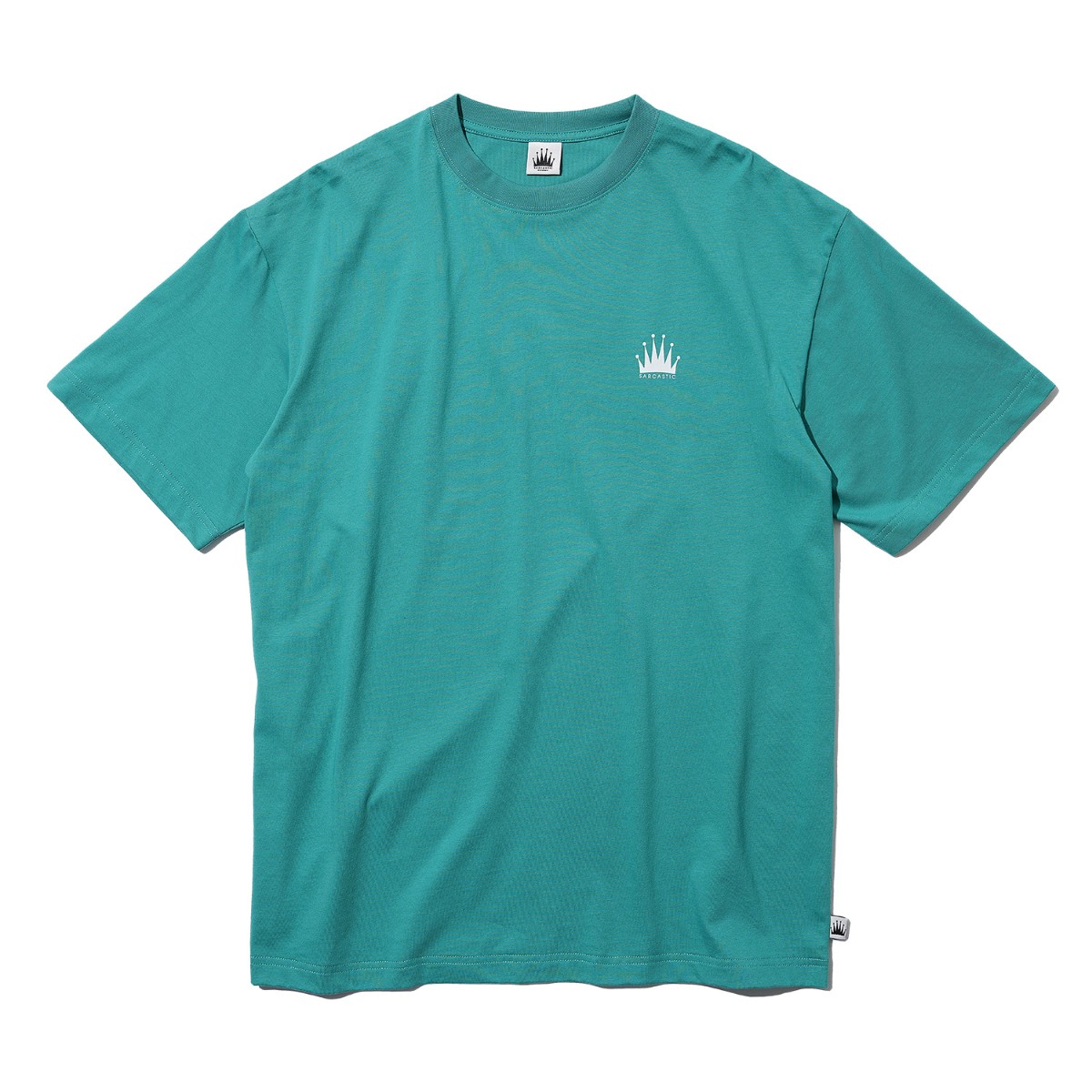 SARCASTIC Homme Crown Short Sleeve Tee (E.Green) (サキャスティック オム クラウン ショートスリーブ ティー)【メンズ】【サブカルチャー カジュアル 半袖Tシャツ ストリートスタイル グリーン】【26SS】｜Kinetics