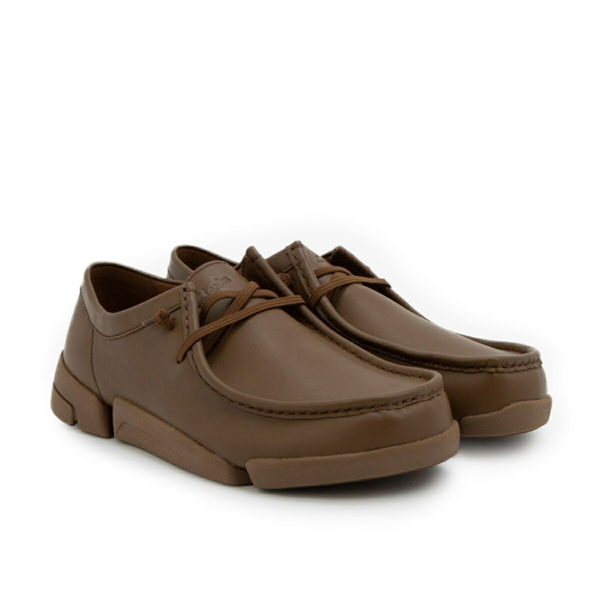 Clarks Trigenic2 Lo (コーラレザー) (クラークス トライジェニック2ロー)【メンズ レディース】【ランニングシューズ クッション性 屈曲性 モカシン ブラウン】【26SS】|Kinetics