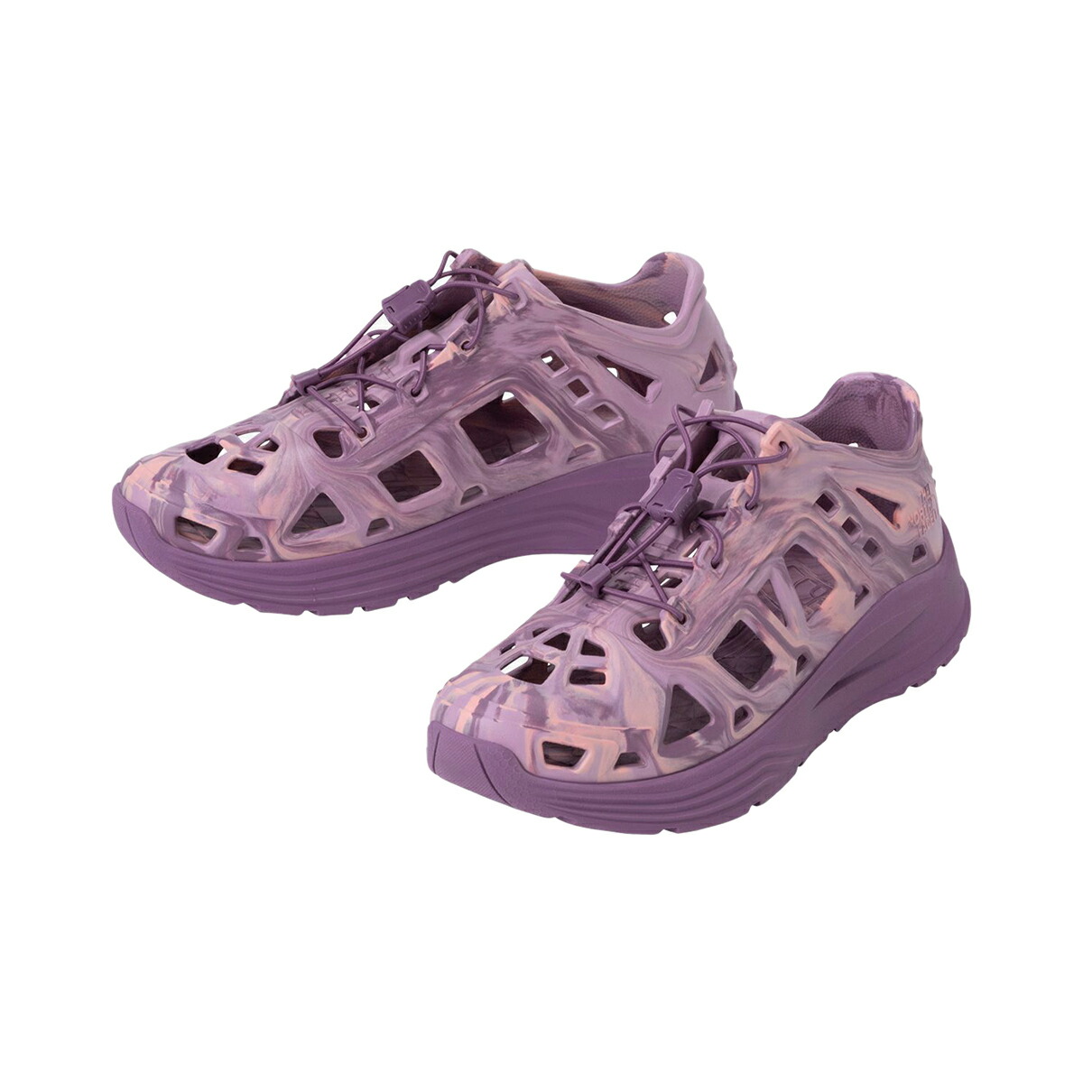 【予約】4月14日以降発送予定【代金引換決済・返品交換キャンセル不可】THE NORTH FACE REACTIVE SNEAKERS (パープルマーブル×クロマパープル) (ザ・ノース・フェイス リ アクティブ スニーカー)【メンズ】【リカバリーサンダルスニーカー ピンク】【26SS】