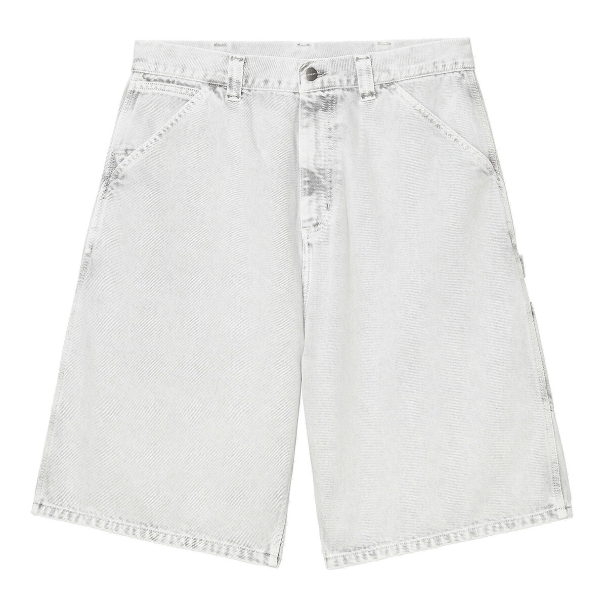 Carhartt WIP OG SINGLE KNEE SHORT (Black, Chalk wash) (カーハートワークインプログレス OGシングルニ&mdash;ショーツ)【メンズ】【ショートパンツ ワイドフィット デニム メンズ 作業着 カジュアル ホワイト】【26SS】｜Kinetics