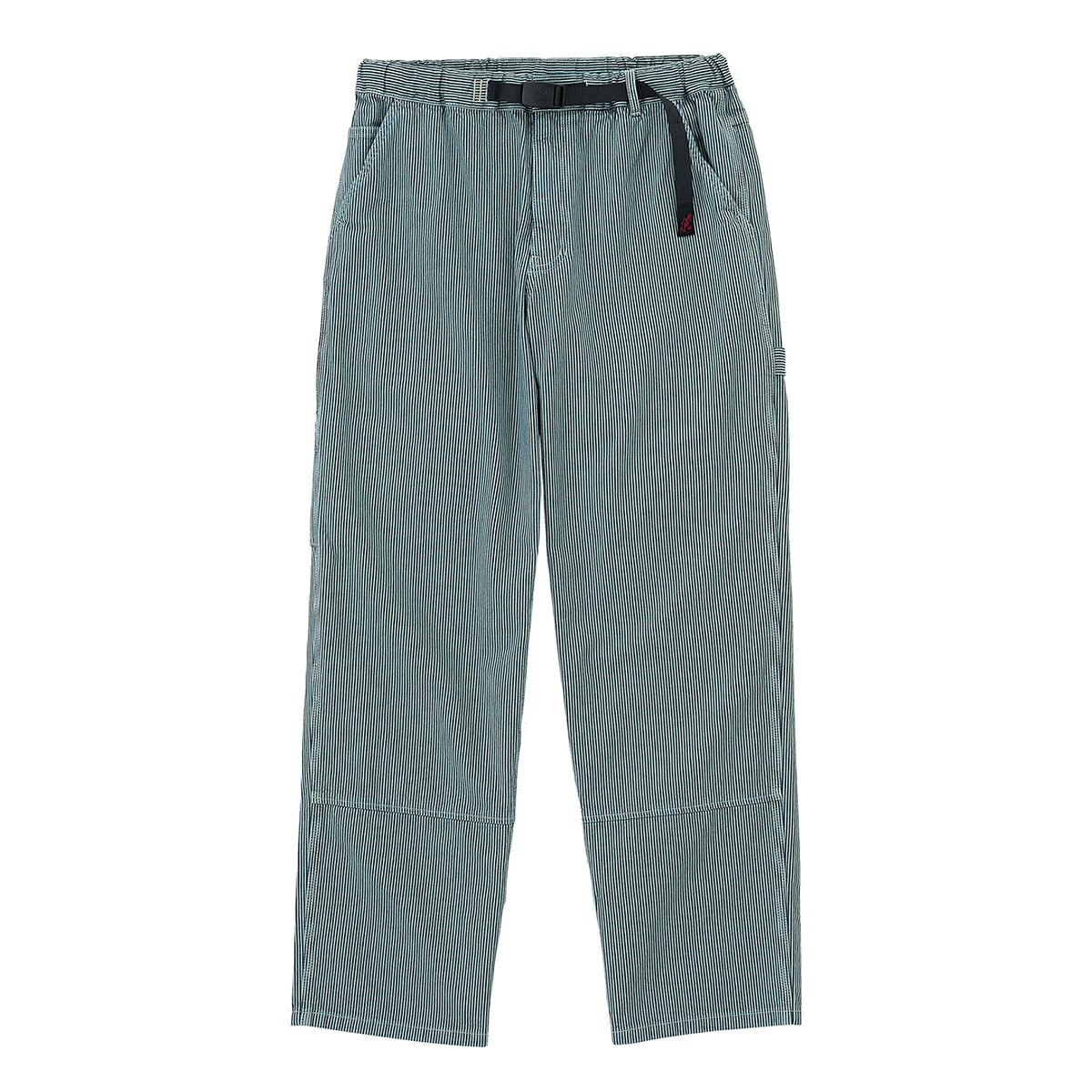 Gramicci OVERDYED HICKORY WORK PANT (NAVY) (グラミチ オーバーダイヒッコリーワークパンツ)【メンズ】【ワークパンツ ストライプ 製品染め ネイビー】【26SS】