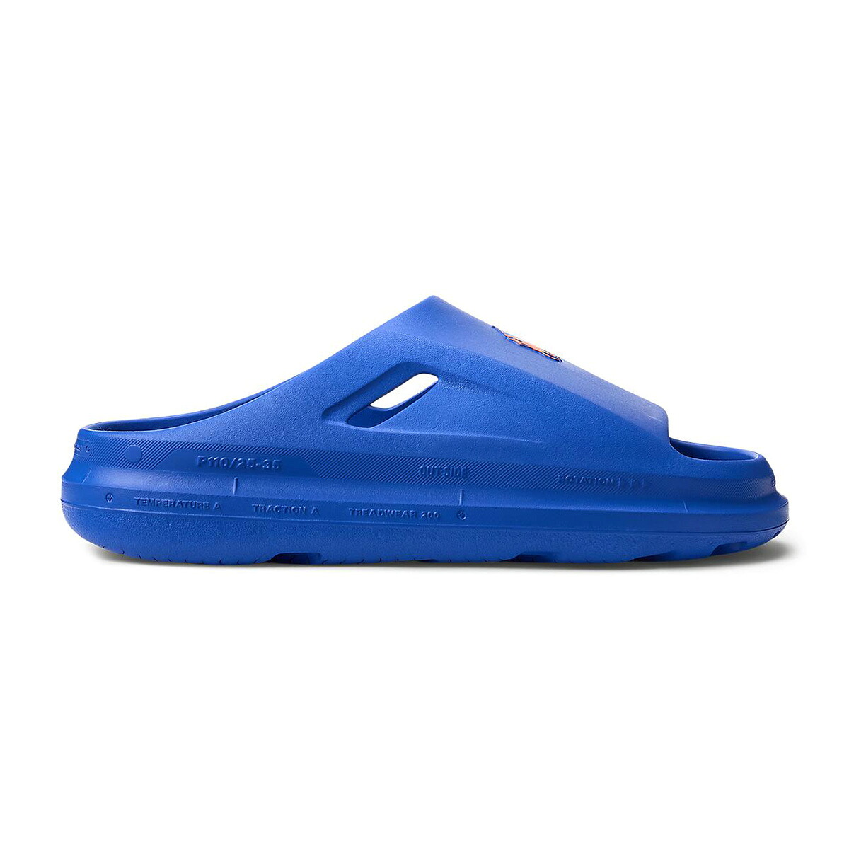 POLO RALPH LAUREN SABER SLIDE-SANDALS- (BLUE) (ポロ ラルフ ローレン セイバー スライド サンダルズ)【メンズ】【ロゴ 厚底サンダル ブルー】【26SS】|Kinetics