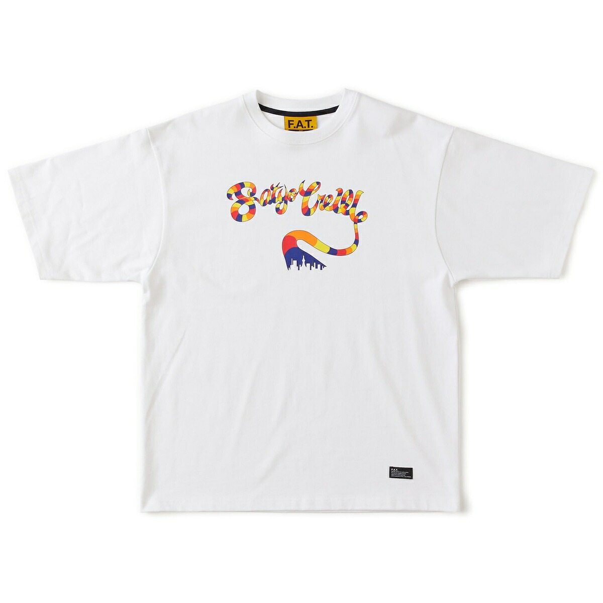 FAT DELIGHT (WHITE) (エフエイティー ディライト)【メンズ レディース】【綿素材 半袖 13oz生地 ホワイト】【26SS】｜Kinetics