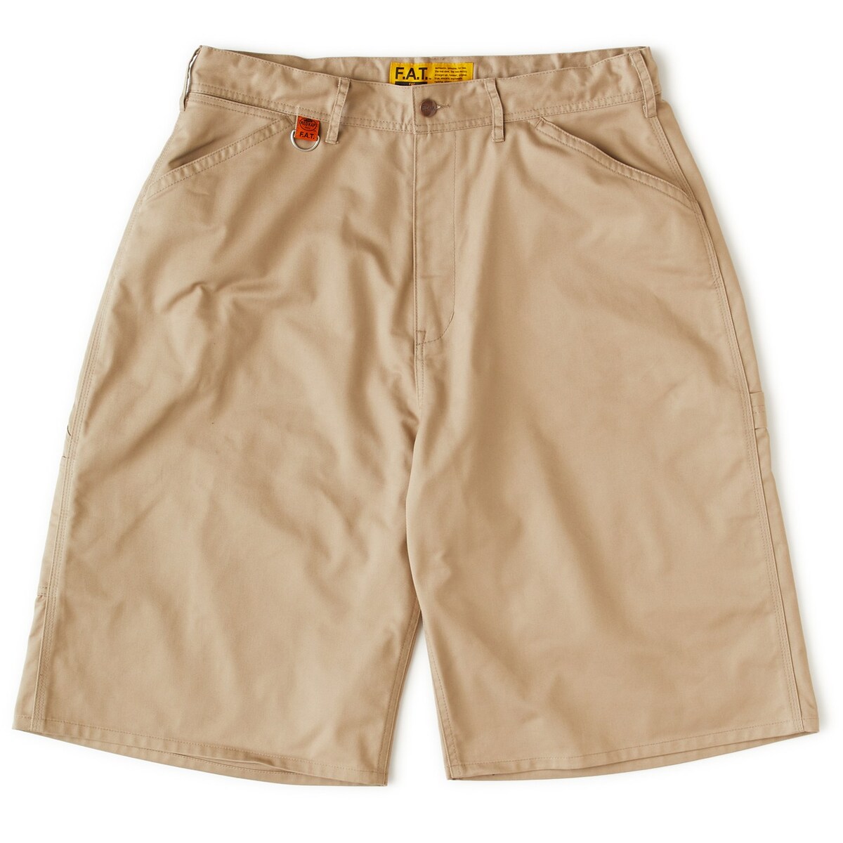 FAT BRUSHKAP (BEIGE) (エフエイティー ブラシキャップ)【メンズ】【ショーツ ペインターパンツ ワイドシルエット 膝下丈 ベージュ】【26SS】|Kinetics