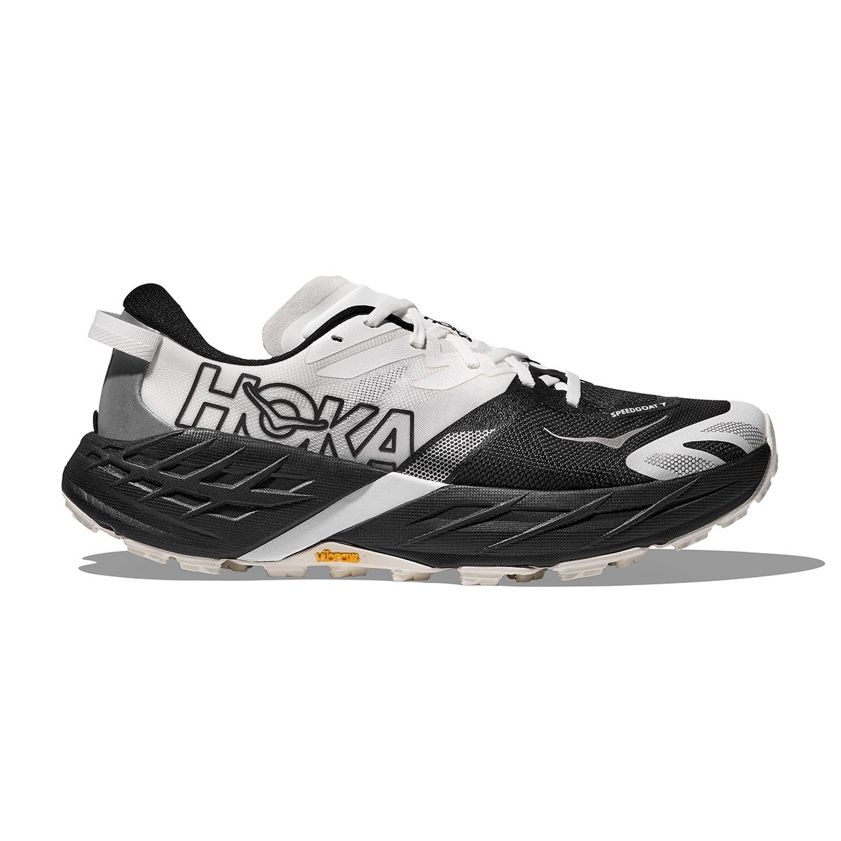 HOKA SPEEDGOAT 7 (BLACK / WHITE) (ホカ スピードゴート 7)【メンズ】【トレイルランニング グリップ 軽量 クッション 耐久性 ブラック】【26FW】|Kinetics