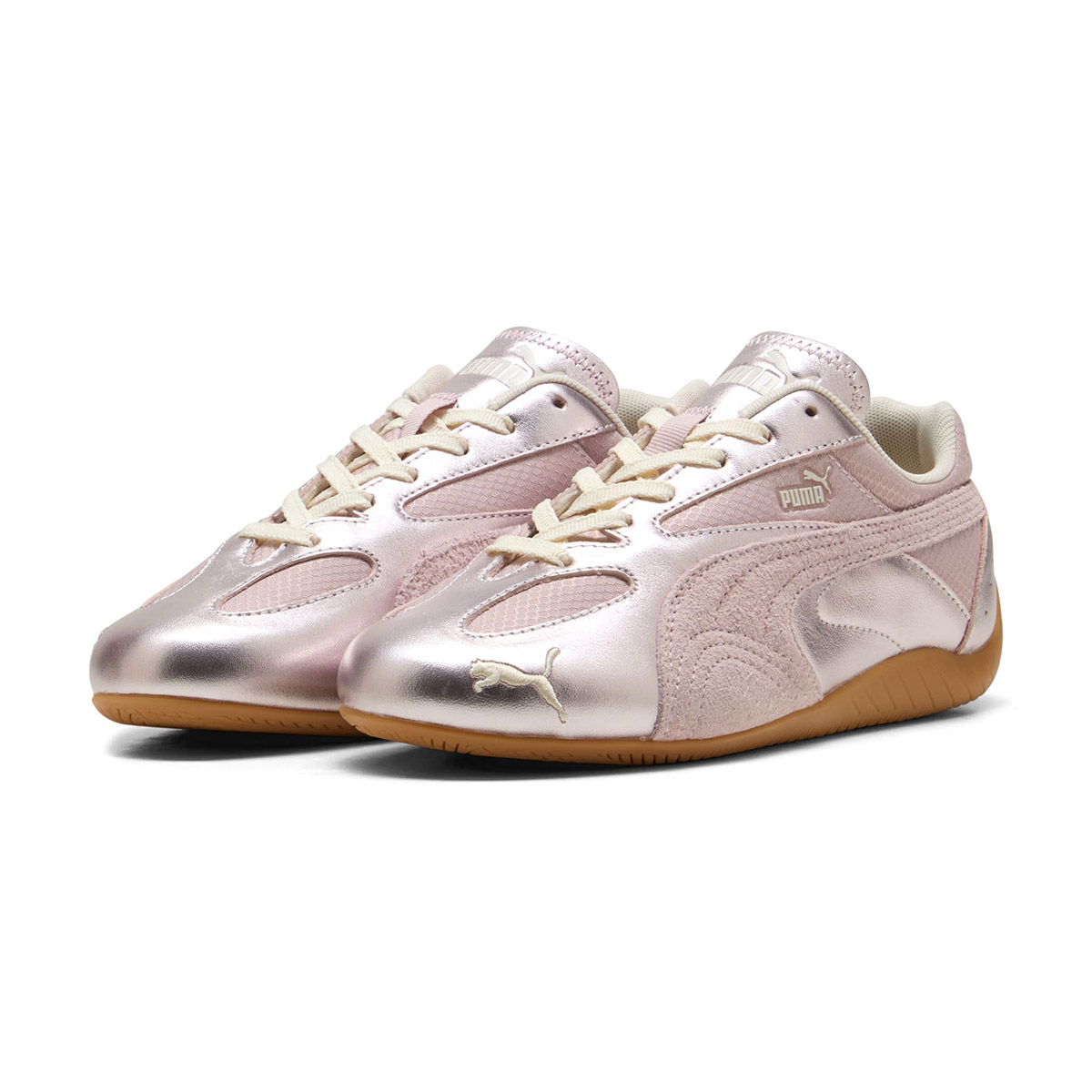PUMA SPEEDCAT LOU METALLIC (Misty Pink-Gum) (プーマ スピードキャット LOU メタリック)【レディース】【スニーカー クッション性 ストリートファッション スポーティー ピンク】【26FW】|Kinetics