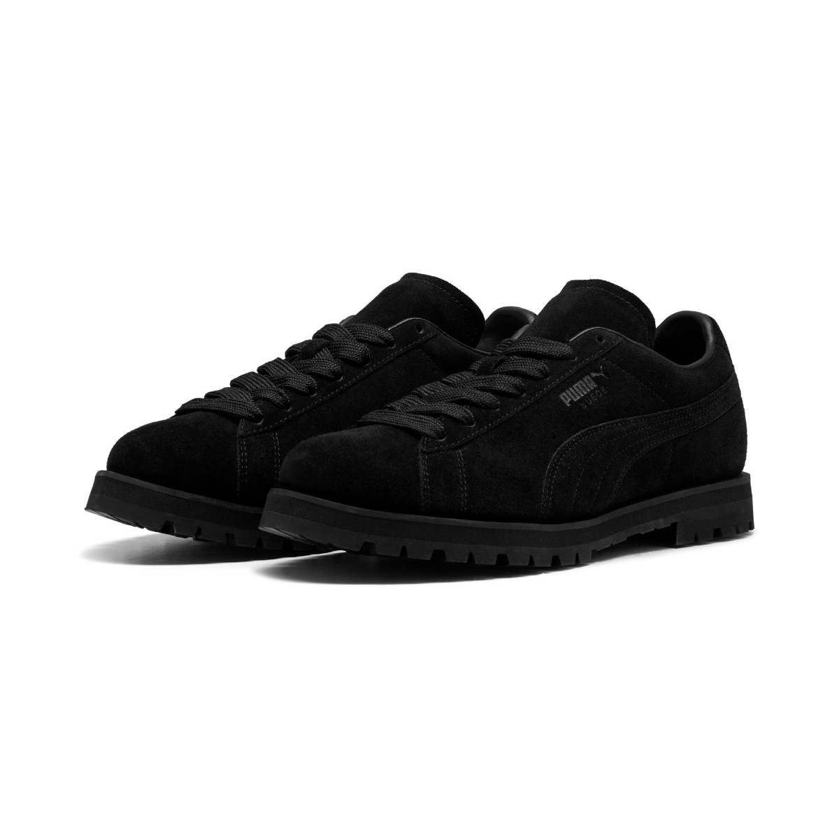 PUMA SUEDE VIBRAM (PUMA Black) (プーマ スウェード ヴィブラム)【メンズ】【スニーカー カジュアルシューズ レザースニーカー ローカット シューレース ブラック】【26FW】|Kinetics