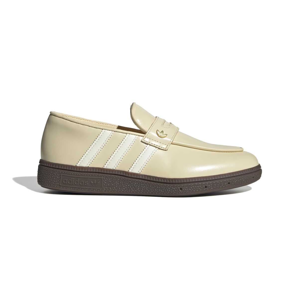 adidas originals HANDBALL SPEZIAL LOAFER (Warm Vanilla / Off White / Gum) (アディダスオリジナルス ハンドボール スペツィアル ローファー)【レディース】【スニーカーローファー レザーアッパー クラッシク ストリート ベージュ】【26FW】|Kinetics