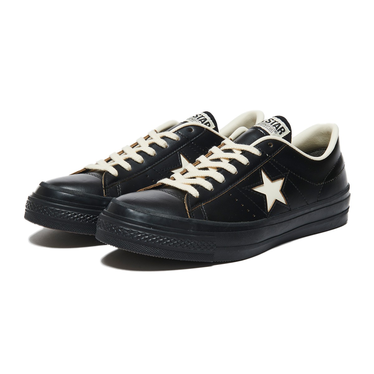 CONVERSE ONE STAR J (ブラック) (コンバース ワンスター J)【メンズ レディース】【スニーカー ローカット レザー 日本製 ブラック】【25FW】