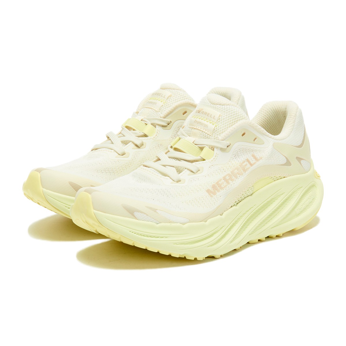 【20%OFF】MERRELL PROMORPH (ECRU/HONEYDEW) (メレル プロモルフ)【レディース】【スニーカー ランニングシューズ オールテレイン 軽量 クッション性 ベージュ】【25FW】｜Kinetics