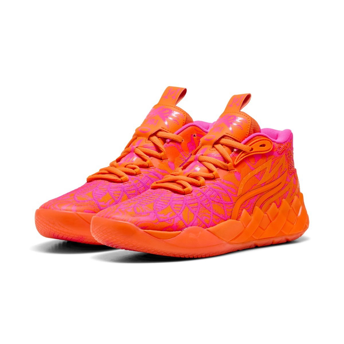 【40%OFF】PUMA MB.01234 Mash-Up (Rickie Orange-Ravish) (ピューマ MB.01234 マッシュ引きあげる)【メンズ】【スニーカー 籠球シューズ バッシュ 名書き オレンジ色】【25FW】