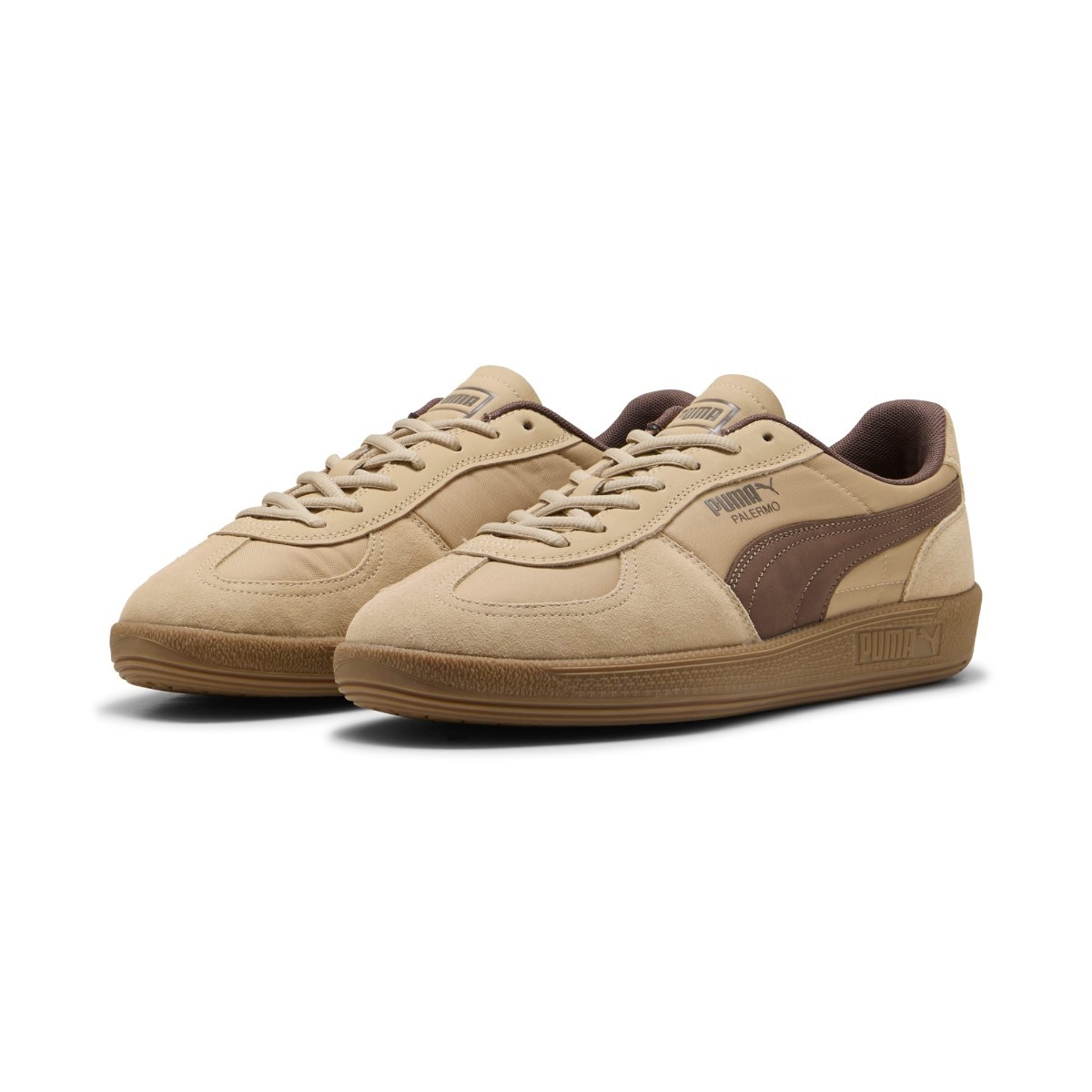 楽天市場】PUMA プーマ スニーカー PALERMO 396463-56 パレルモ BROWN