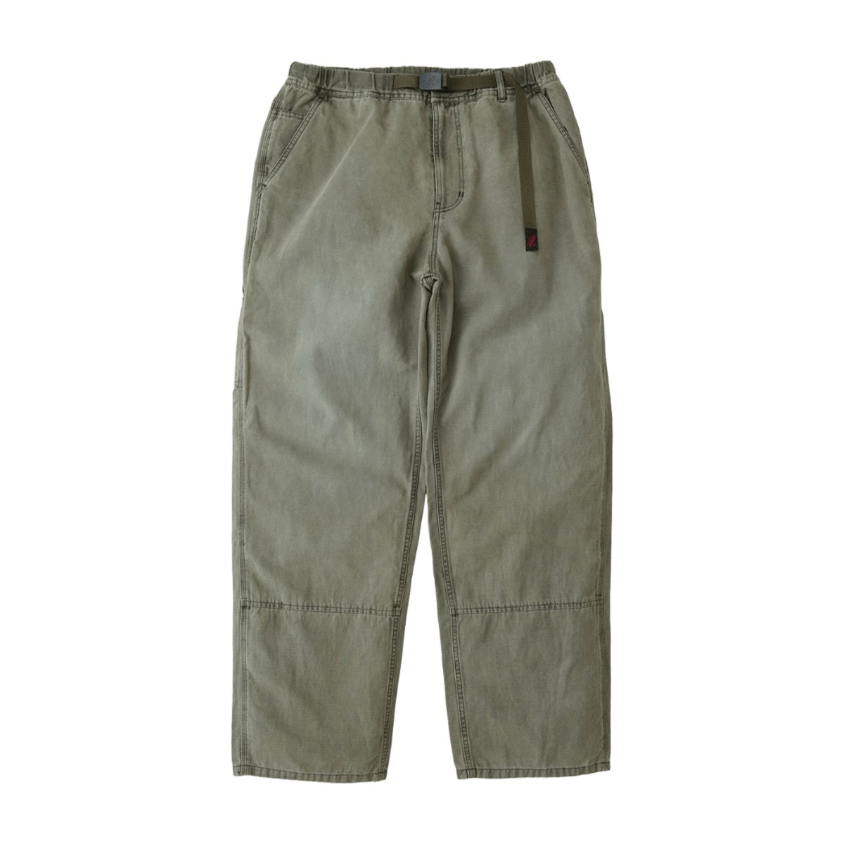 【20%OFF】 Gramicci CANVAS WORK PANT (DUSK AGED) (グラミチ キャンバスワークパンツ)【メンズ レディース】【ワークパンツ ルーズフィット ベルト 耐水性 吸湿性 グリーン】【25FW】