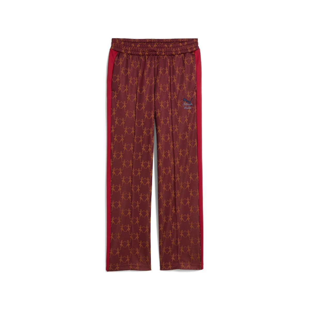 【20％OFF】 PUMA x KIDSUPER T7 PANTS (Ruby Shimmer) (プーマ x キッドスーパー T7 パンツ)【メンズ レディース】【ボトムス パンツ リラックスシルエット ジャカード リサイクル素材 コラボ レッド】【25FW】