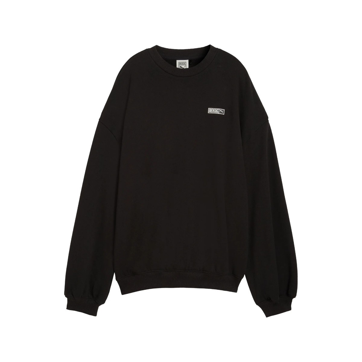 【20％OFF】 PUMA x ROSE OVERSIZED CREW TR (PUMA Black) (プーマ x ロゼ オーバーサイズド クルー TR)【レディース】【トップス クルーネック コラボ ブラック】【25FW】