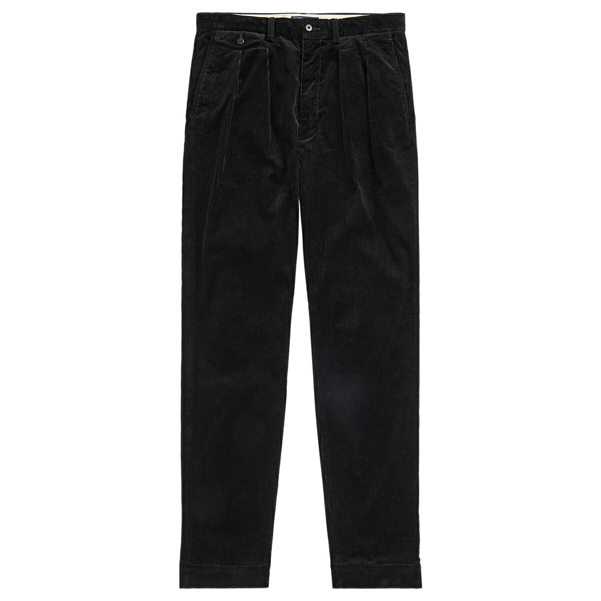 【20％OFF】 POLO RALPH LAUREN RALAXED FIT CORDUROY WHITMAN CHINO PLEATED PANTS (POLO BLACK) (ポロ ラルフ ローレン リラックスド フィット コーデュロイ ホイットマン プリーテッド チノ パンツ)【メンズ】【コーデュロイチノパン】【25FW】