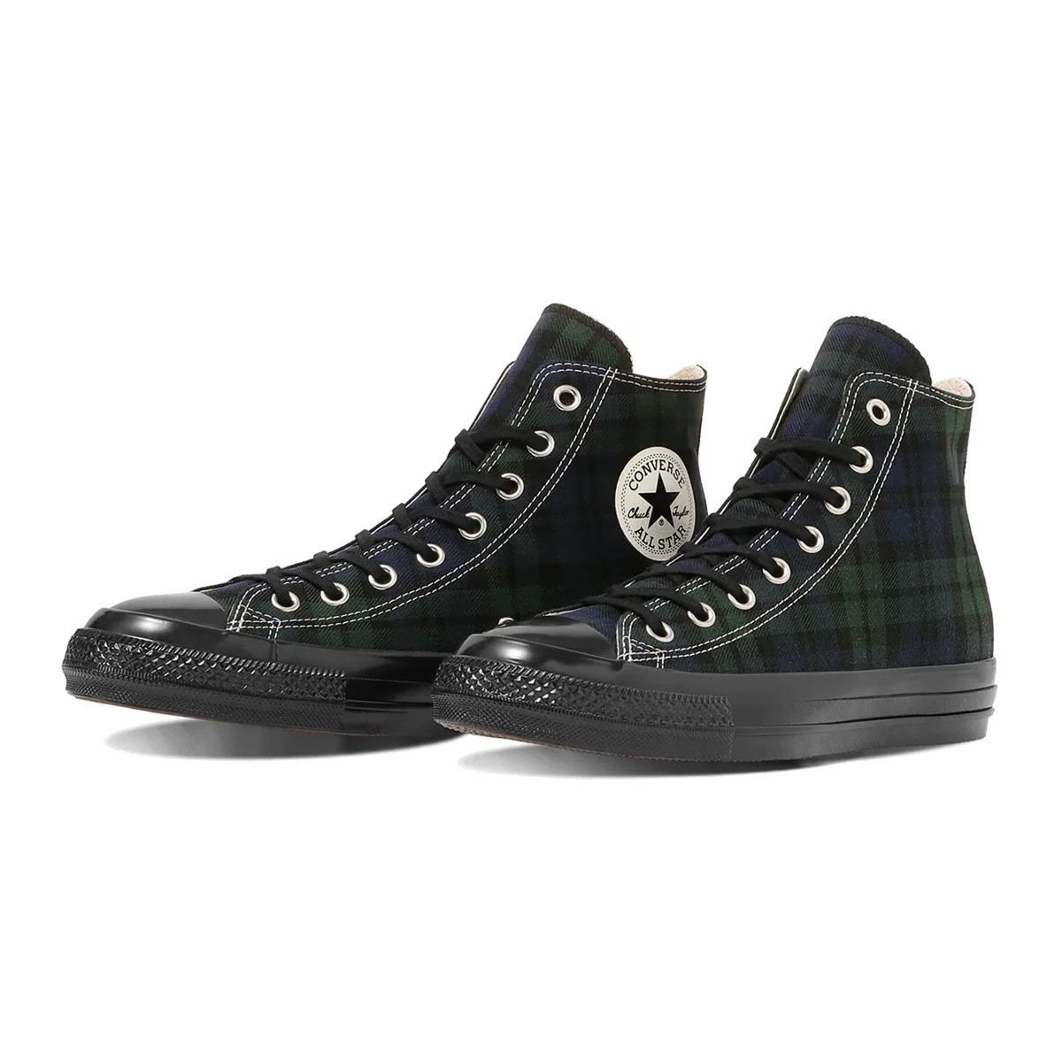【20％OFF】 CONVERSE ALL STAR AGED CK HI (ブラックウォッチ) (コンバース オールスター エイジド CK HI)【メンズ レディース】【ハイカットシューズ チェック ブーツライク 秋冬 スニーカー ブラック】【25FW】