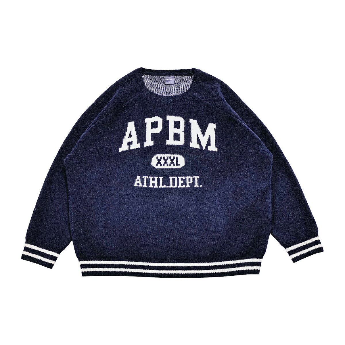 楽天市場】APPLEBUM Hockey Jerseys Knit Sweater (White/Navy