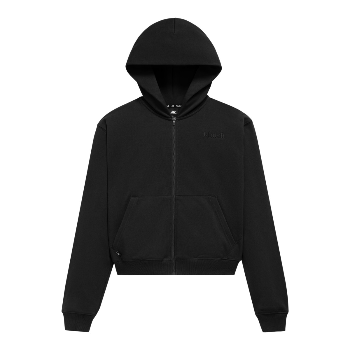 【30%OFF】 New Balance Klutch Women's Fleece Full Zip (Black) (ニューバランス クラッチ フリース フルジップ)【レディース】【フリース フルジップ フーディ カジュアル リラックスフィット デイリー 快適 ブラック】【25FW】