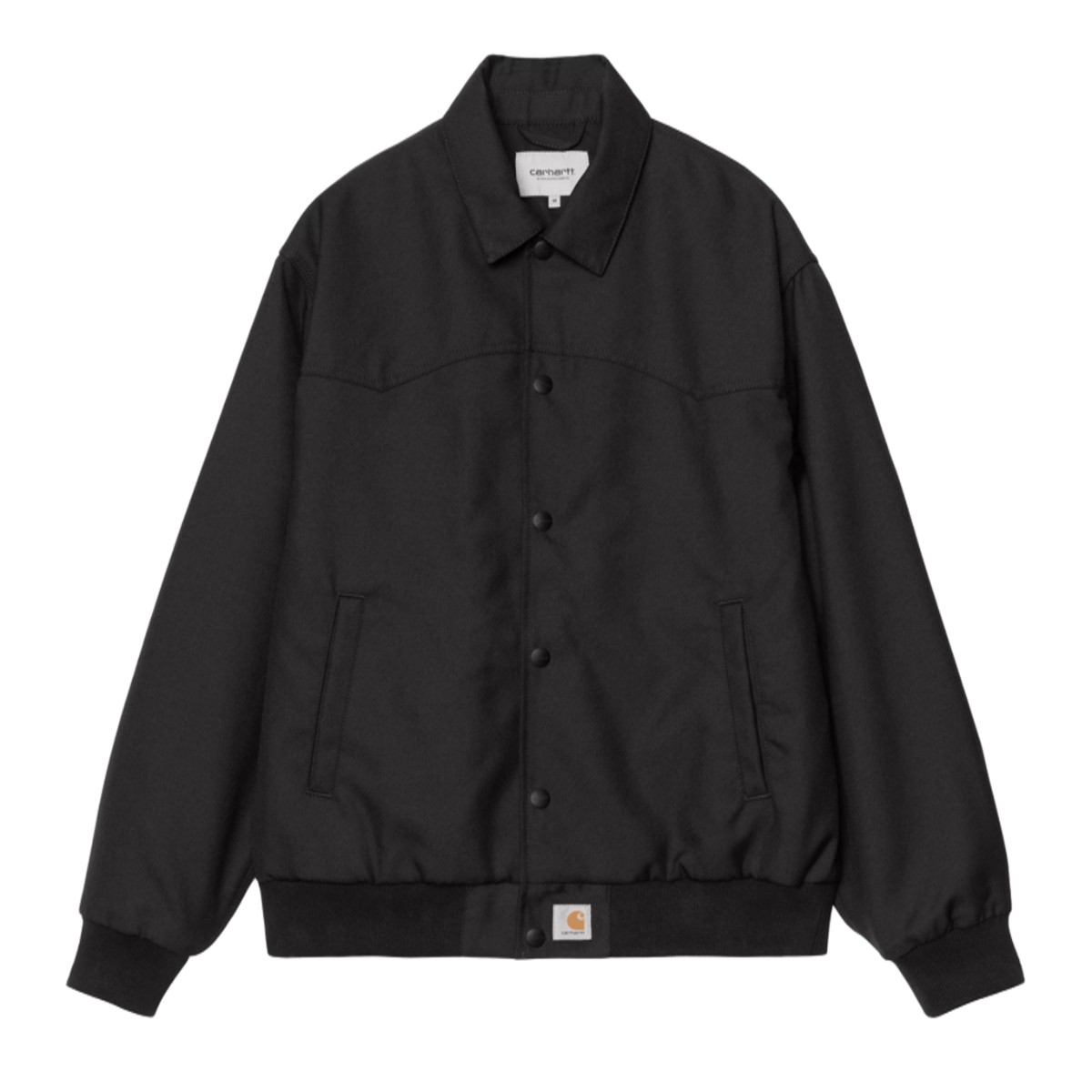 【20%OFF】Carhartt WIP RAY JACKET (Black, Rigid) (カーハートワークインプログレス レイ ジャケット)【メンズ】【ジャケット ウール アウター トリプルステッチ ブラック】【25FW】｜Kinetics