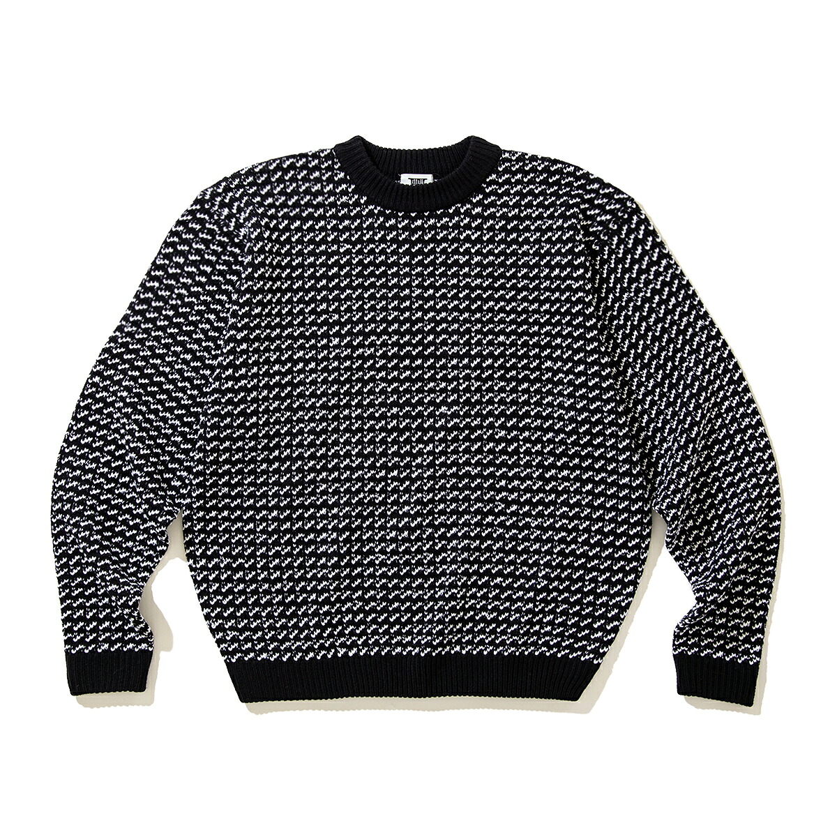 坩堝 CLASSIC GONZ SWEATER 2025 (BLACK) (RUTSUBO クラシック ゴンズ セーター 2025)【メンズ】【セーター ニット 80s アウトドア モード ストリート ブラック】【25FW】｜Kinetics