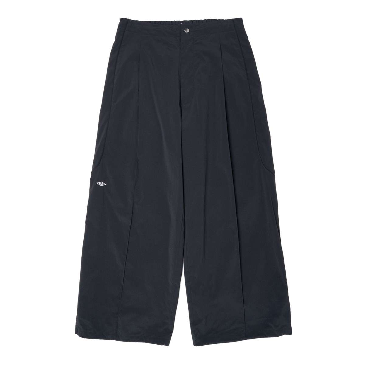 【20%OFF】UMBRO HOUSE Track Pants (Black) (アンブロハウス トラック パンツ)【メンズ レディース】【パンツ トラック ワイド テーパード ドローコード カジュアル ブラック】【25FW】|Kinetics