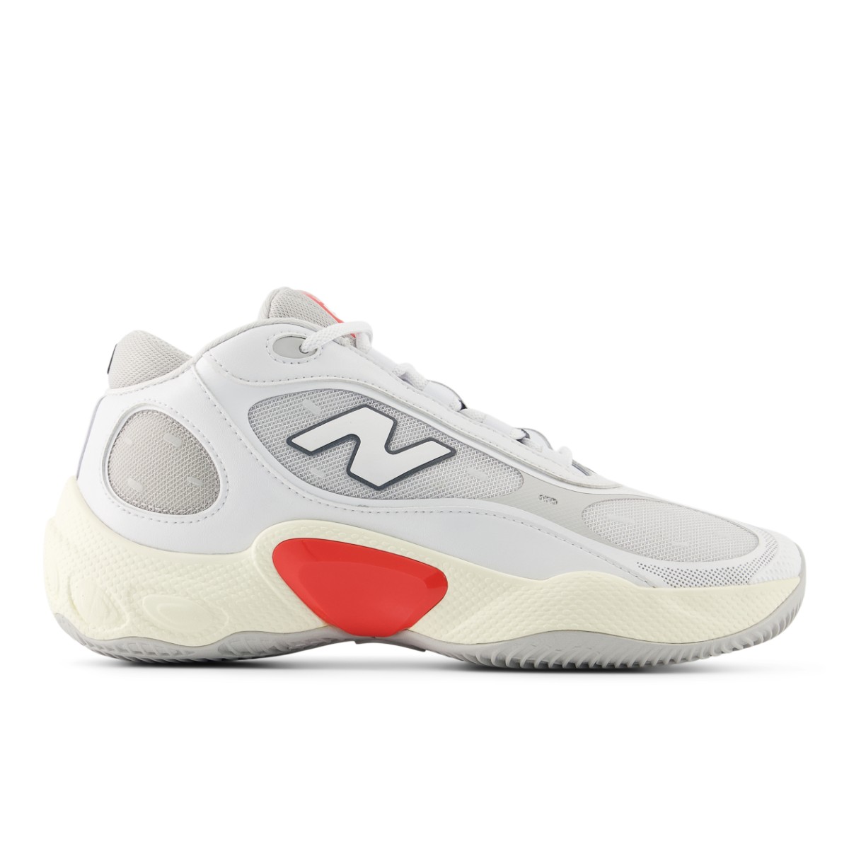 【40%OFF】New Balance Fresh Foam BB V3 (White With Blast Red) (ニュー平衡にする 生新しい質問用紙 BB V3)【メンズ】【籠球 座蒲団性 兼ね合い性 TPU本塁 メッシュ 白いこと】【25FW】