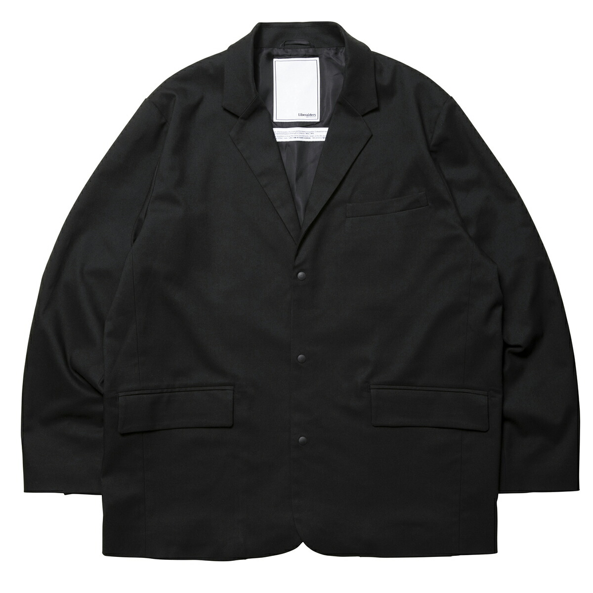 【20％OFF】 Liberaiders LOOSE FIT 3B JACKET (BLACK) (リベレイダース ルーズフィット 3B ジャケット)【メンズ】【テーラードジャケット ルーズフィット トラウザー ブラック】【25FW】