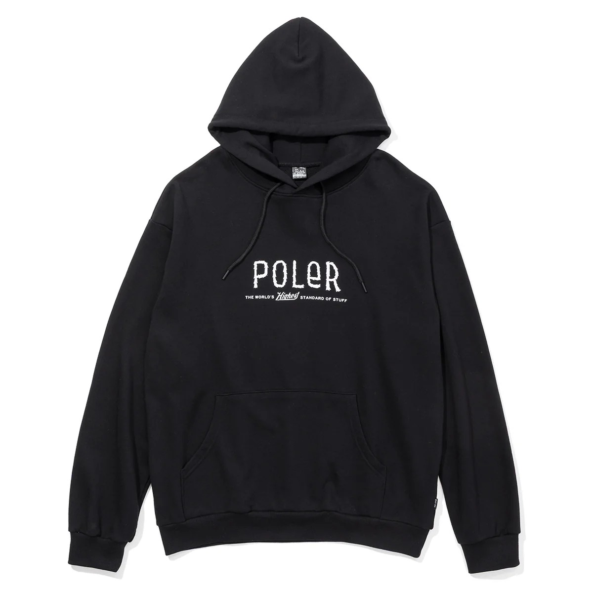 【20％OFF】 POLER FURRY FONT HOOD (BLACK) (ポーラー ファリーフォント フード)【メンズ レディース】【スウェットフーディ ロゴ フレンチテリー パーカー 吸汗性 リラックスウェア ブラック】【25FW】