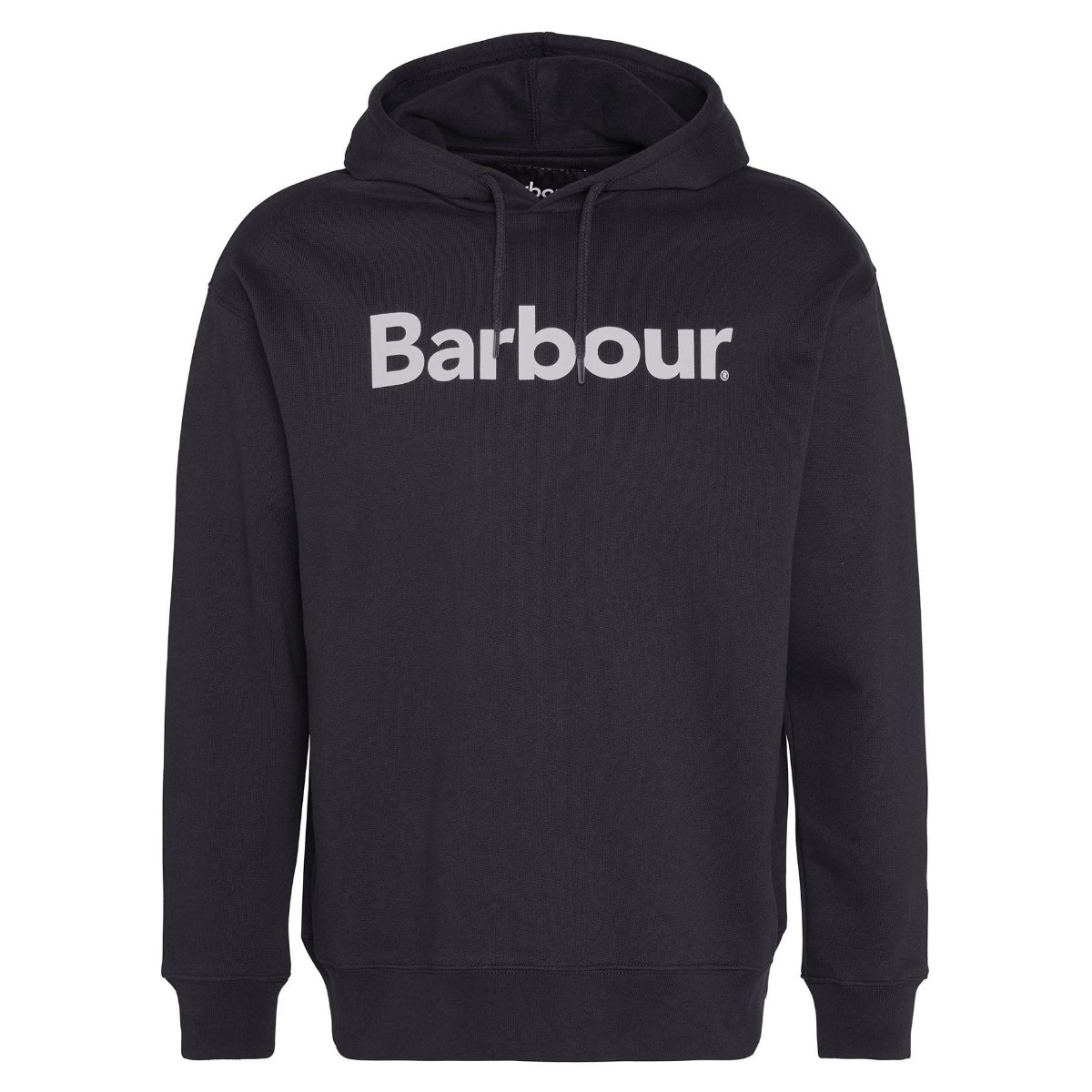 【30%OFF】Barbour Nicholas Oversized Hoodie (BLK) (バブアー 聖ニコラス 厚地の外套大きさ ボンネット パーカー)【メンズ レディース】【パーカー フーディ 汗水 綿織物 ユニ一発やる 黒いこと】【25FW】