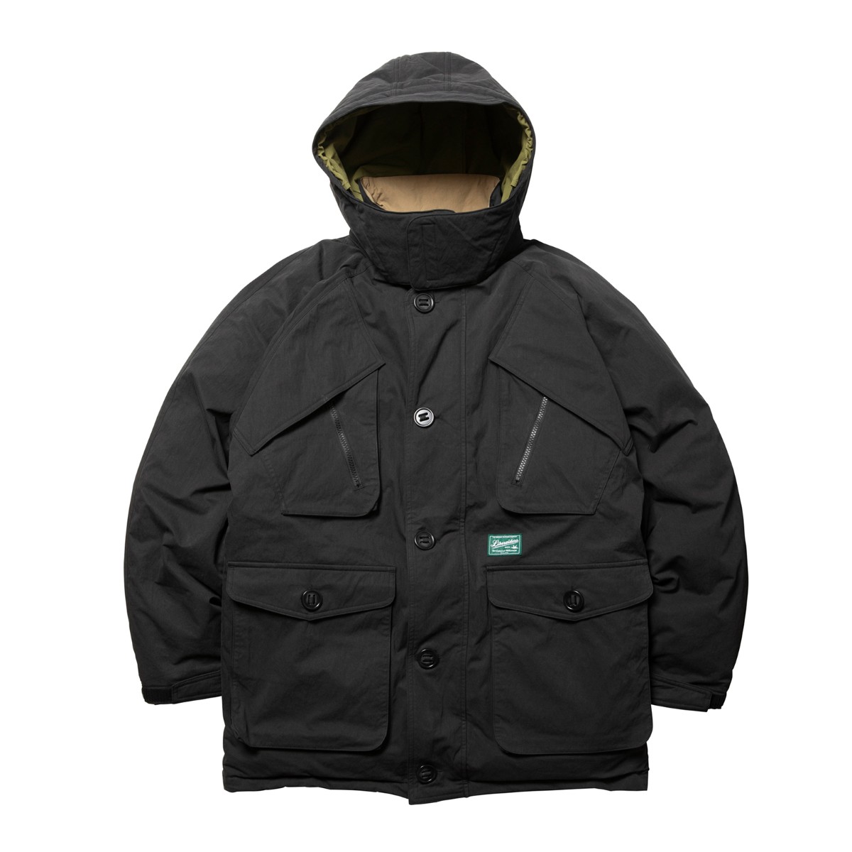 【30%OFF】Liberaiders UTILITY DOWN JACKET (BLACK) (リベレイダース ユーティリティ ダウン ジャケット)【メンズ】【ダウンジャケット フード脱着 大型ポケット 動きやすい 収納力 ブラック】【25FW】|Kinetics