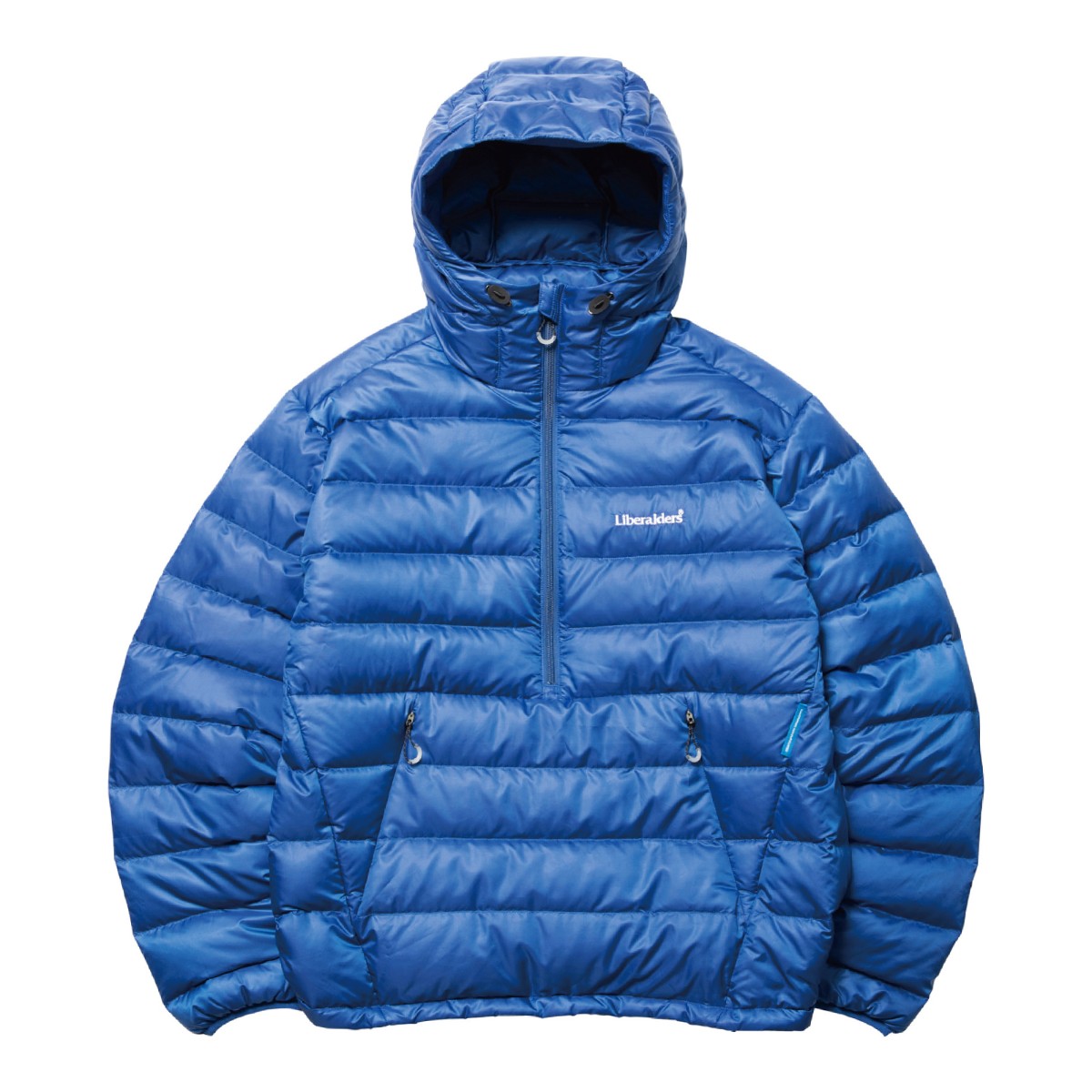 【20％OFF】 Liberaiders DOWN HALF ZIP HOODIE (BLUE) (リベレイダース ダウン ハーフジップ フーディ)【メンズ】【ダウン フーディ 撥水 軽量 防寒性 リップストップ 静電気防止 ブルー】【25FW】 25,740円