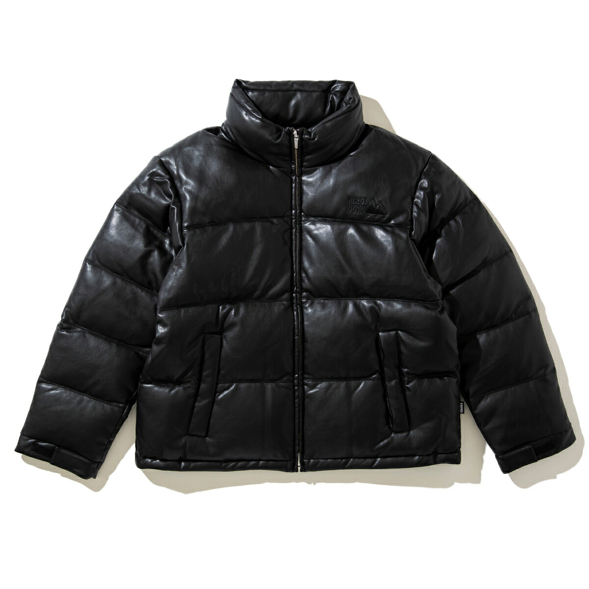 FIRST DOWN FIRST DOWN x Kinetics “BUBBLE DOWN JACKET” (BLACK) (ファーストダウン ファーストダウン × キネティクス “バブル ダウン ジャケット”)【メンズ】【ダウンジャケット 防寒アウター 中綿 700フィルパワー タウンユース 別注 ブラック】【25FW】