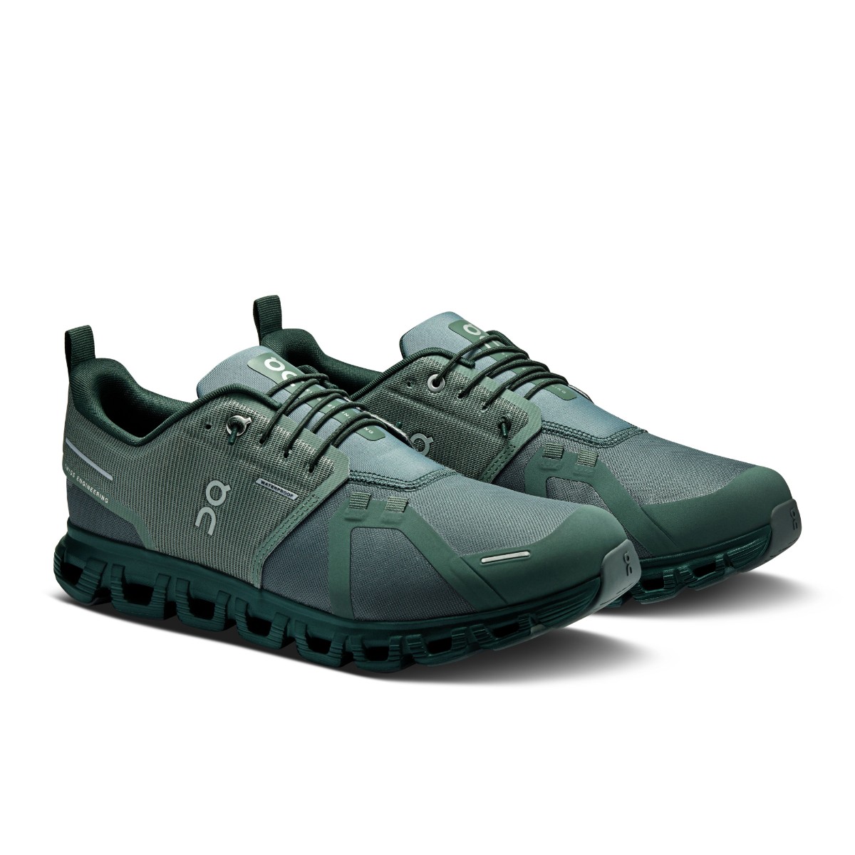 On Cloud 6 Waterproof (Olive / Evergreen) (オン クラウド 6 ウォータープルーフ)【メンズ】【防水 シューズ 軽量 クッション性 通気性 オリーブ】【25FW】