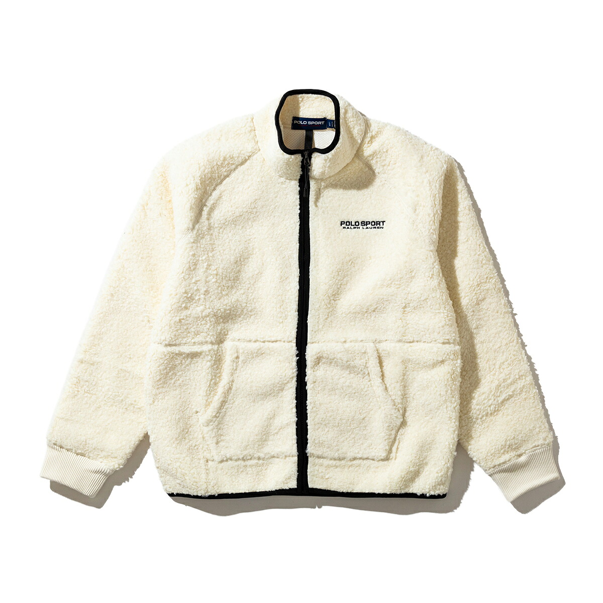 【20％OFF】 POLO RALPH LAUREN LONG SLEEVE-FULL ZIP (CLUBHOUSE CREAM) (ポロ ラルフ ローレン ロングスリーブ フルジップ)【メンズ レディース】【トップス 長袖 フルジップ ベージュ】【25FW】