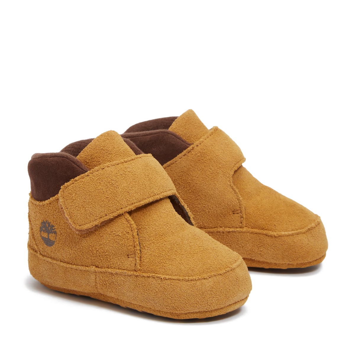 【20%OFF】 Timberland Infant Crib Bootie (Wheat Suede) (ティンバーランド インファント クリブ ブーティ)【キッズ】【ファーストシューズ ファスナー サステナブル素材 ブラウン】【25FW】