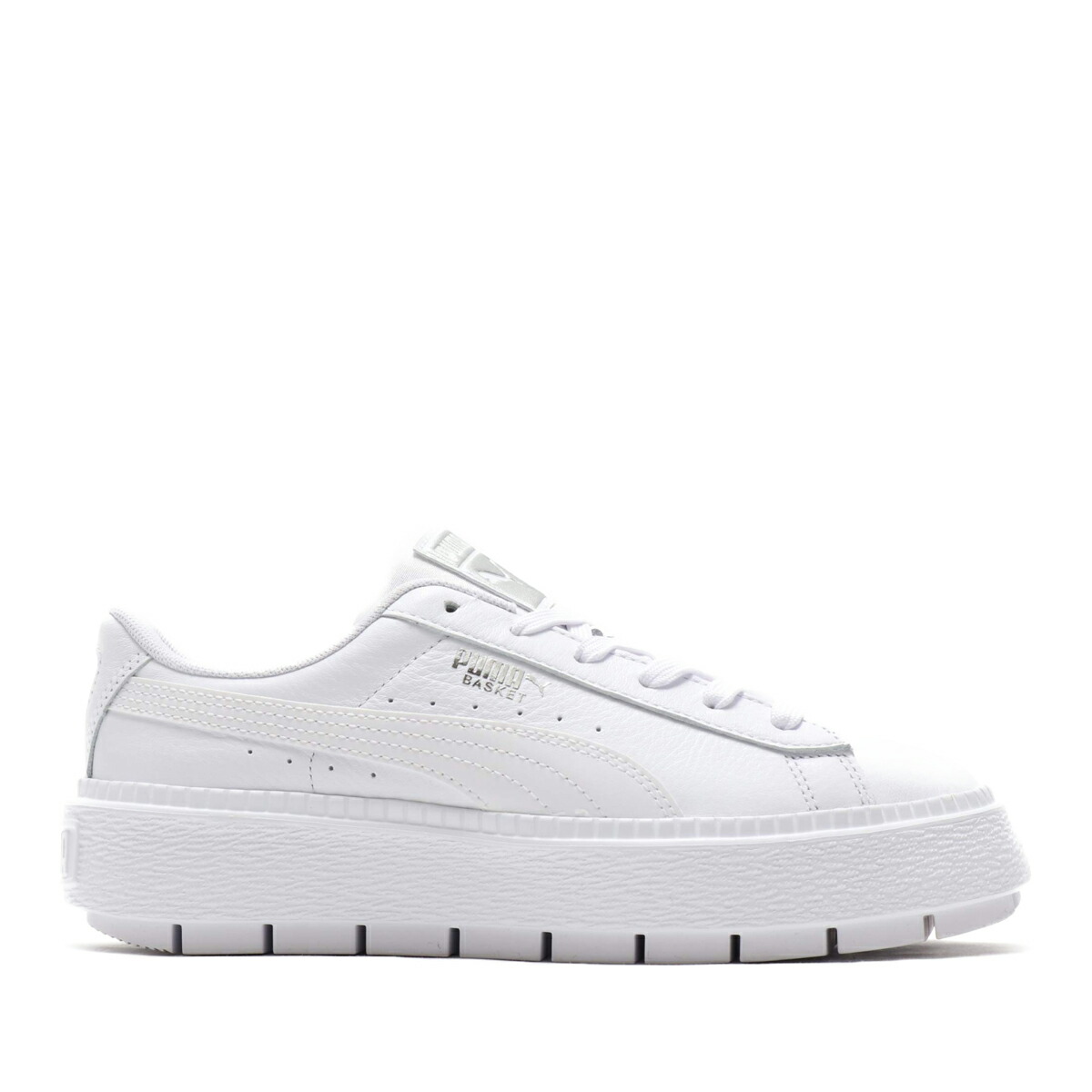 puma trace platform white