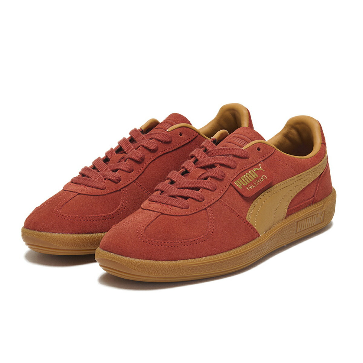 【40%OFF】PUMA PALERMO(MARS RED-CARAMEL LATTE-GUM)(プーマ パレルモ)【メンズ】【スニーカー ローカット ストリート サッカー】【24FW】画像