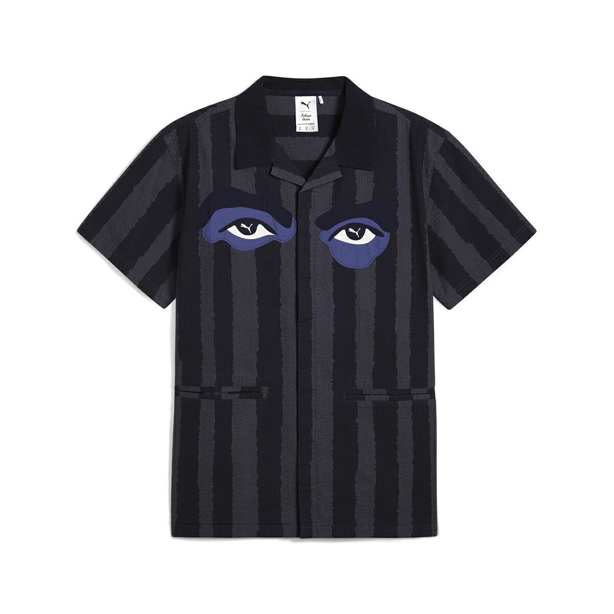 【40%OFF】 PUMA X KIDSUPER SHIRT (NEW NAVY) (プーマ×キッドスーパー シャツ) 【メンズ レディース】【シャツ コラボ 開襟 ストリート】【25SS】