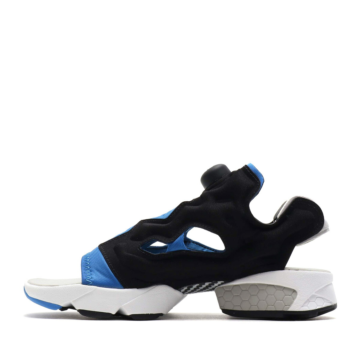 楽天市場 Reebok Instapump Fury Sandal Black Echblu Steel リーボック インスタポンプ フューリー サンダル メンズ レディース サンダル 19ss S Kinetics