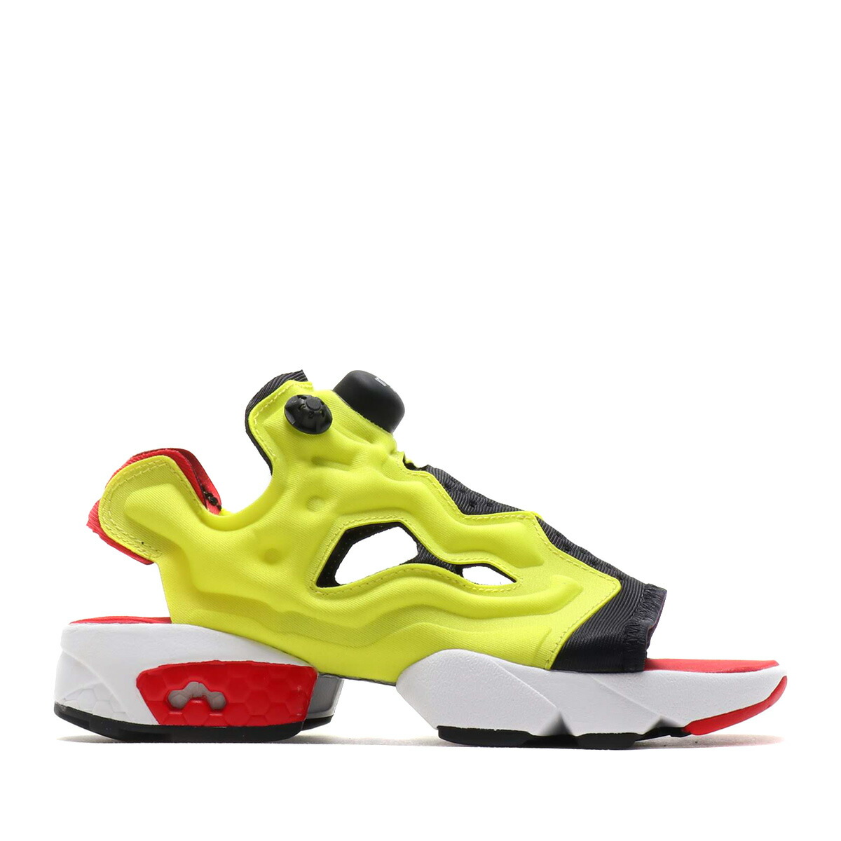 楽天市場 Reebok Instapump Fury Sandal Black Hypgrn Rbkred リーボック インスタポンプ フューリー サンダル メンズ レディース サンダル 19ss S Kinetics